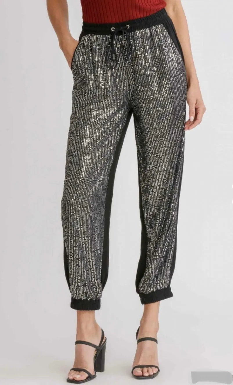 Bling Sequin Jogger Pants
