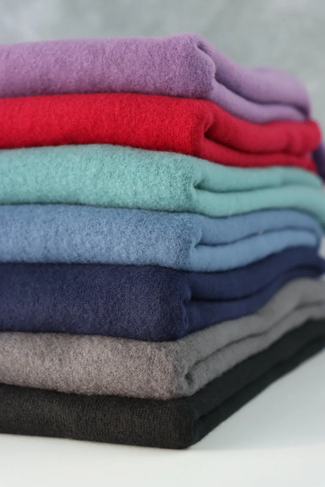Grey Brushed Sweater Knit