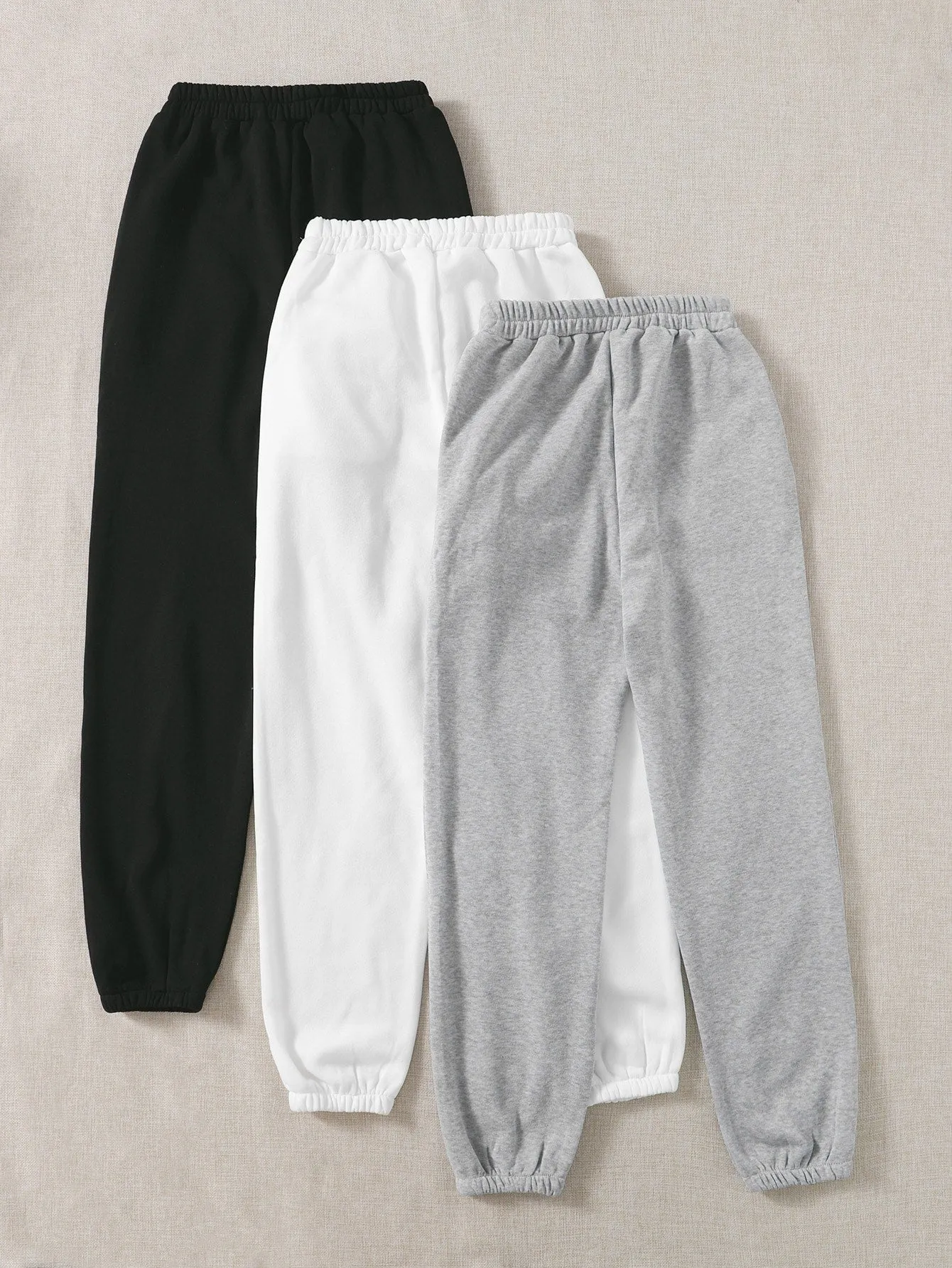 Letter High Waist Long Women Sweatpants