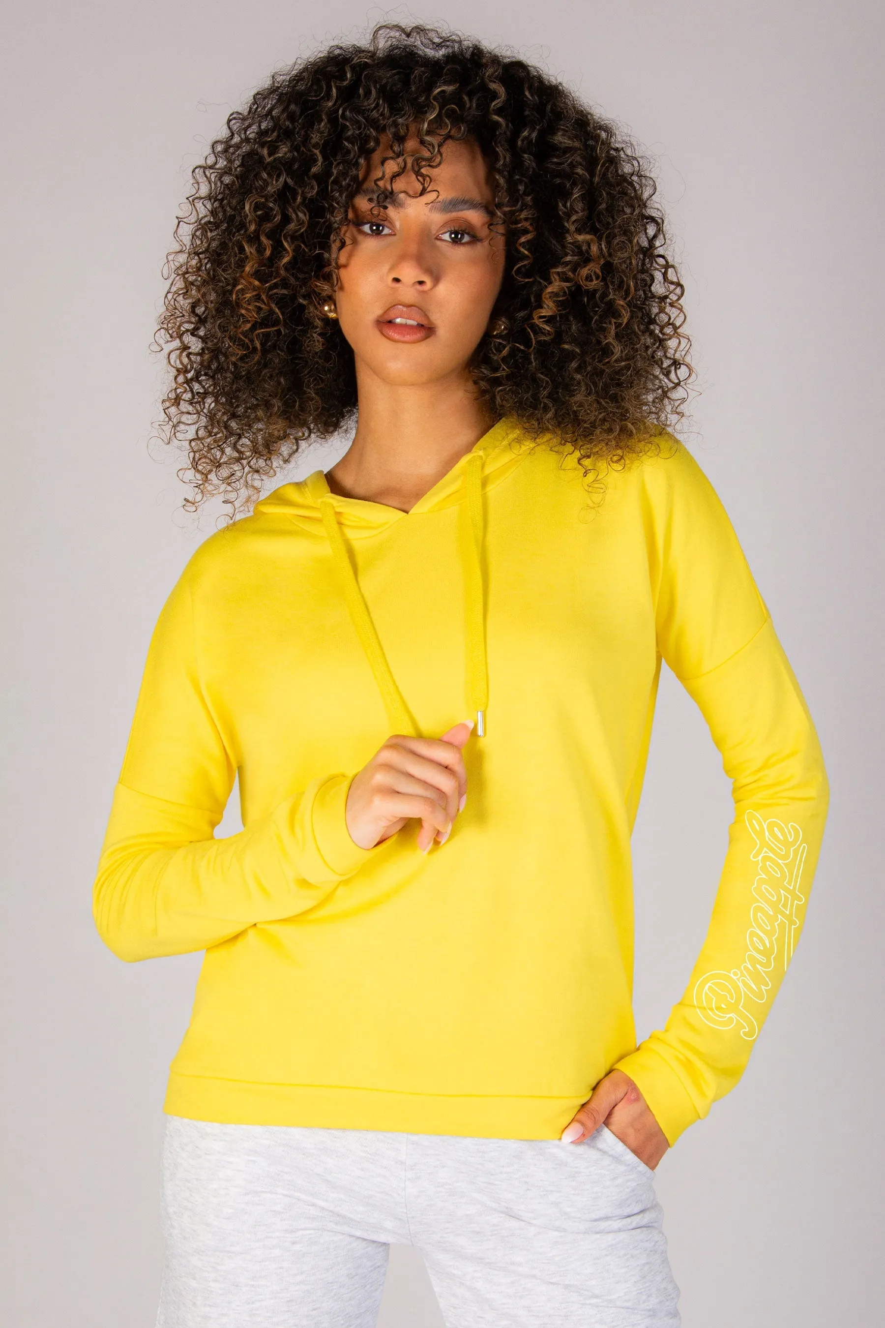 Logo Dip Hem  Hoodie