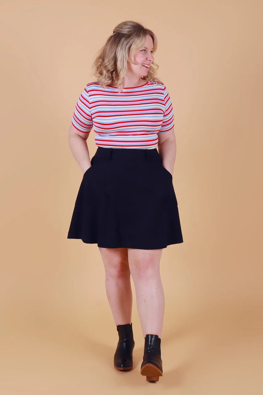 Mod Skirt Dark Sapphire Blue
