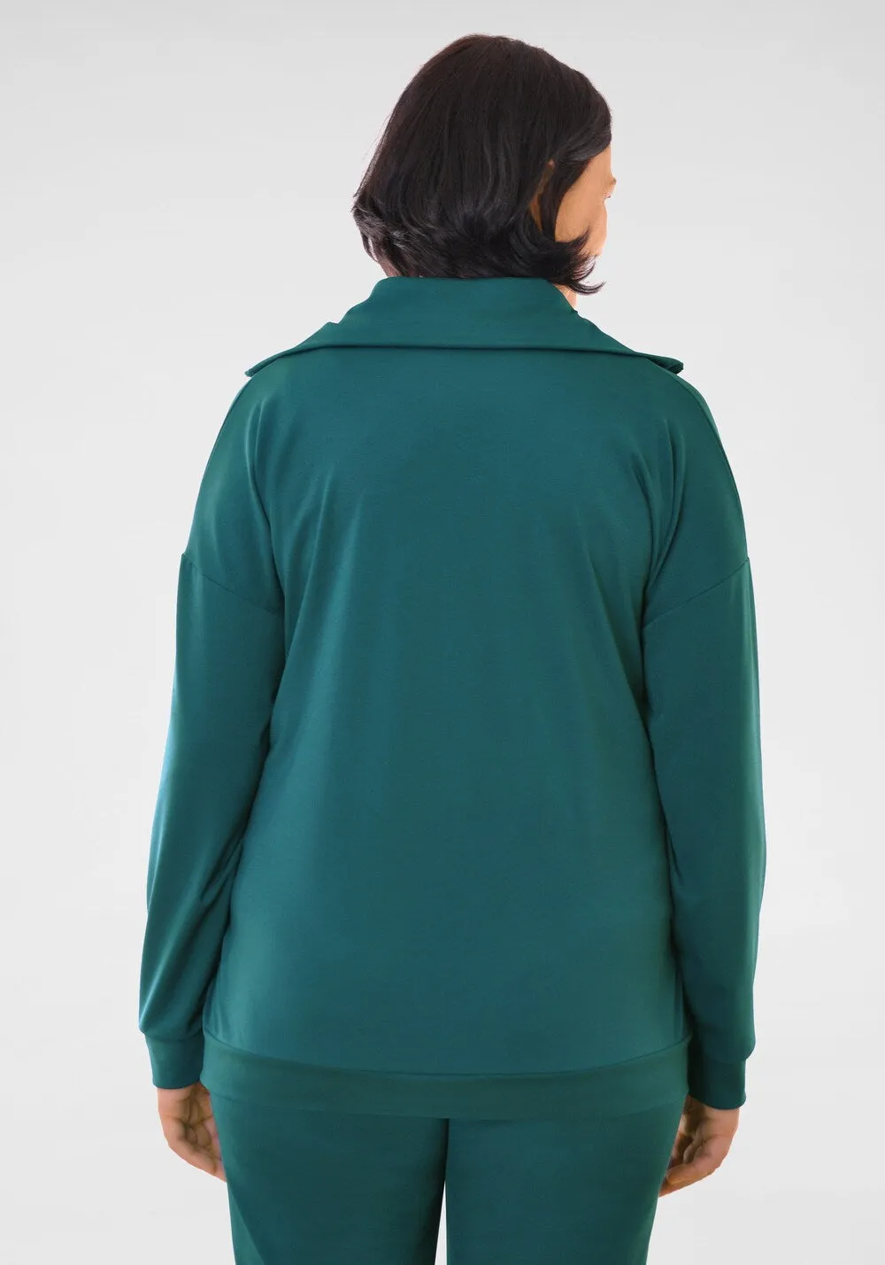 Navigazione zip-up sweatshirt, blue