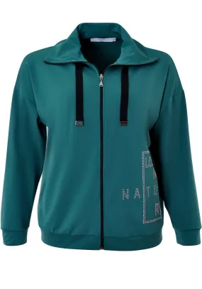 Navigazione zip-up sweatshirt, blue
