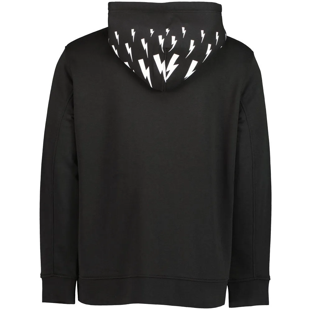 Neil Barrett Thunderbolt Zip Hoodie