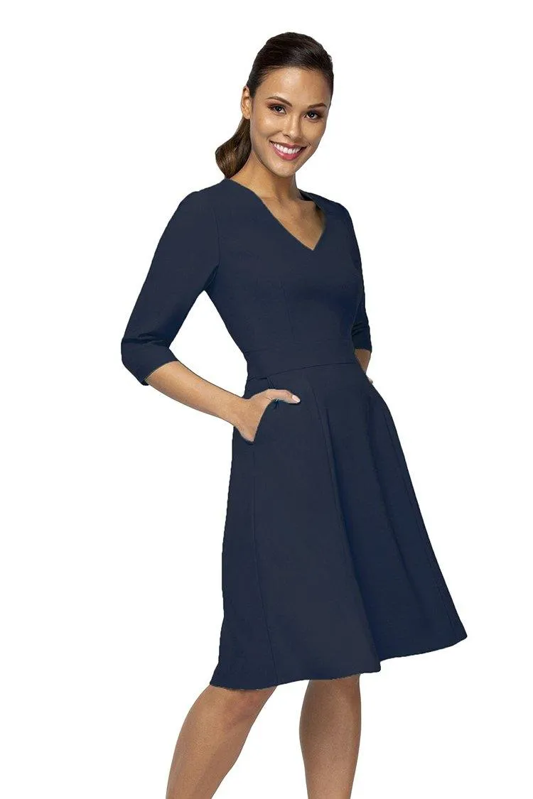 Nora Gardner V-neck Alexandra Dress