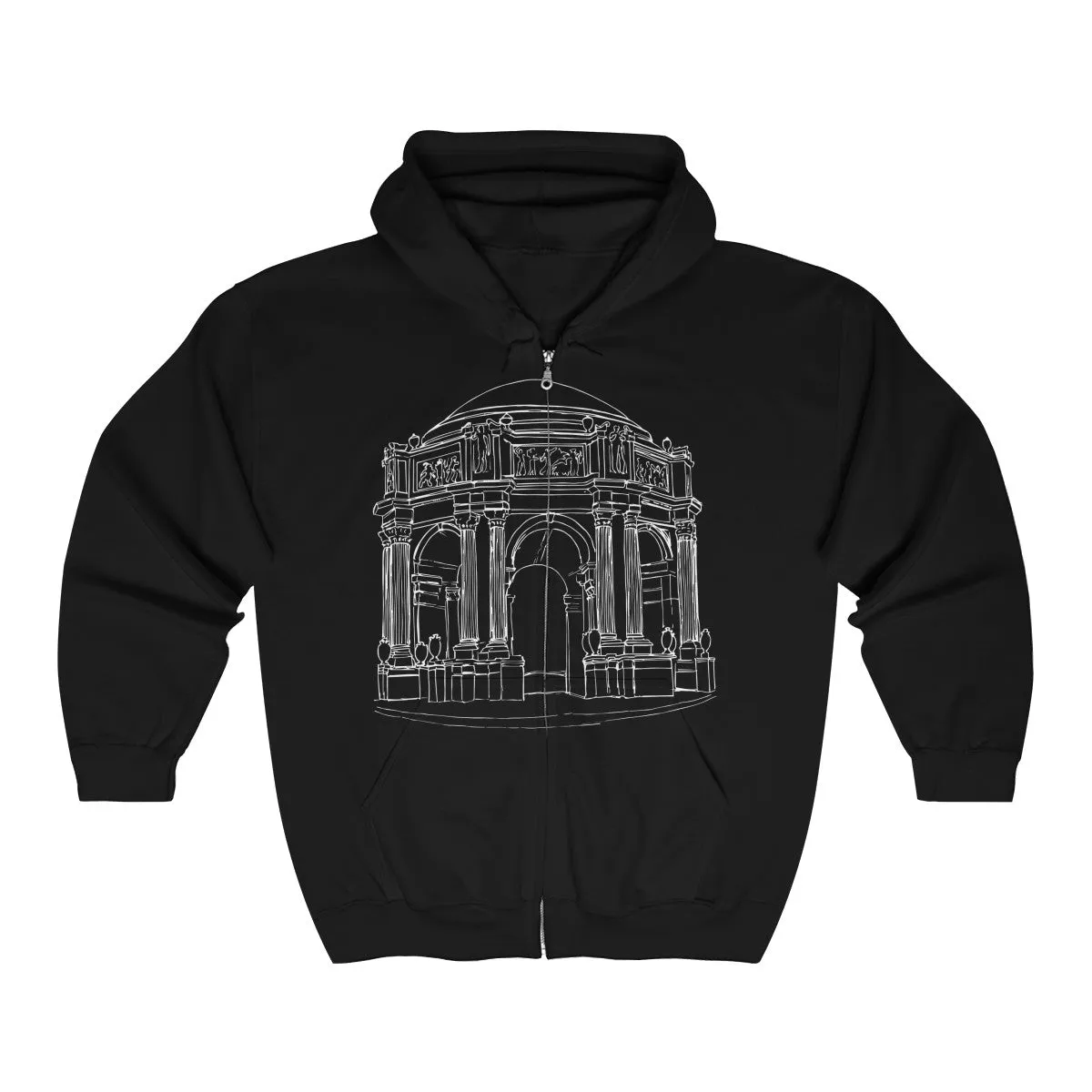 Palace of Fine Arts - Unisex Heavy Blend™ Full Zip Hooded Sweatshirt