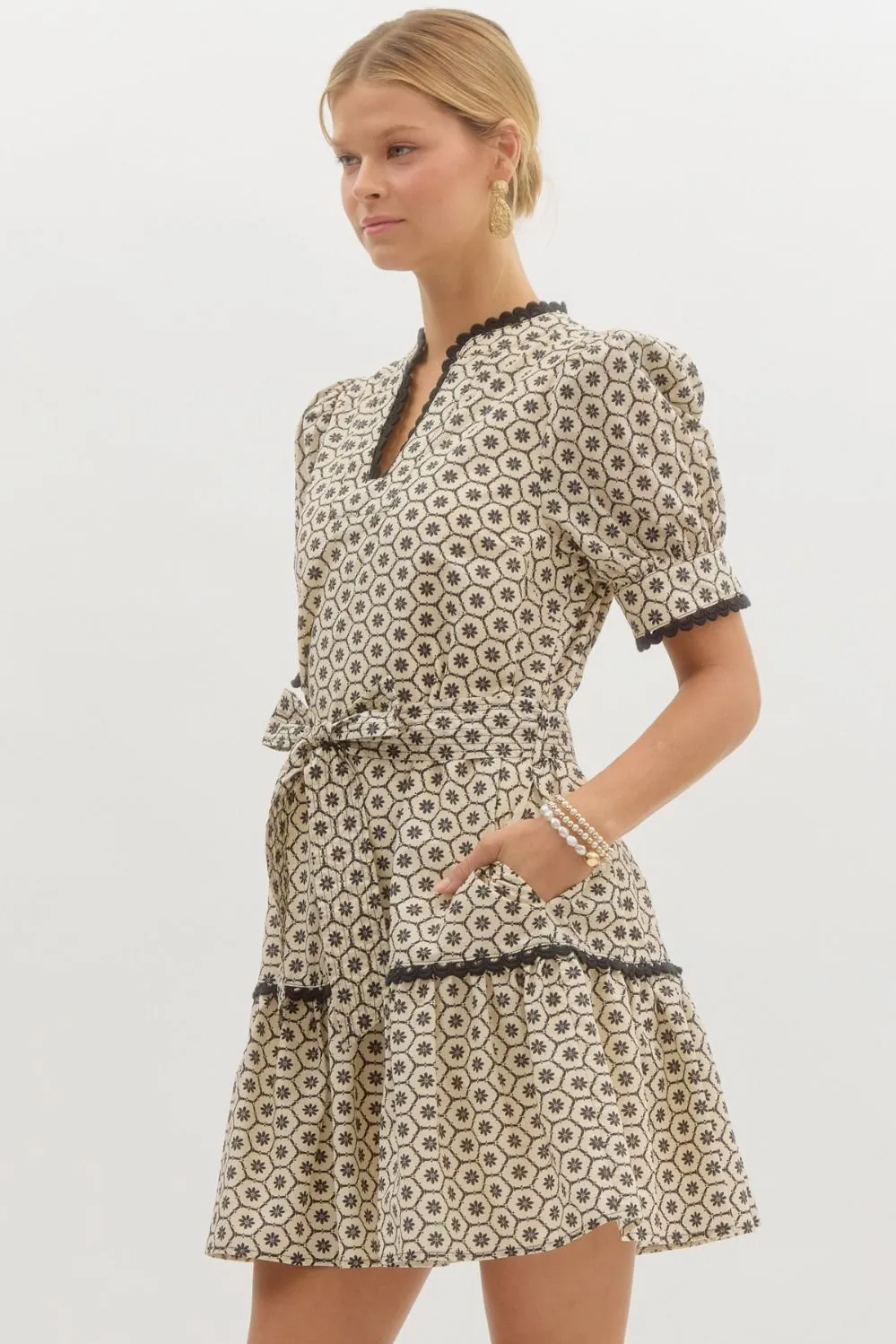 Priscilla Print Dress