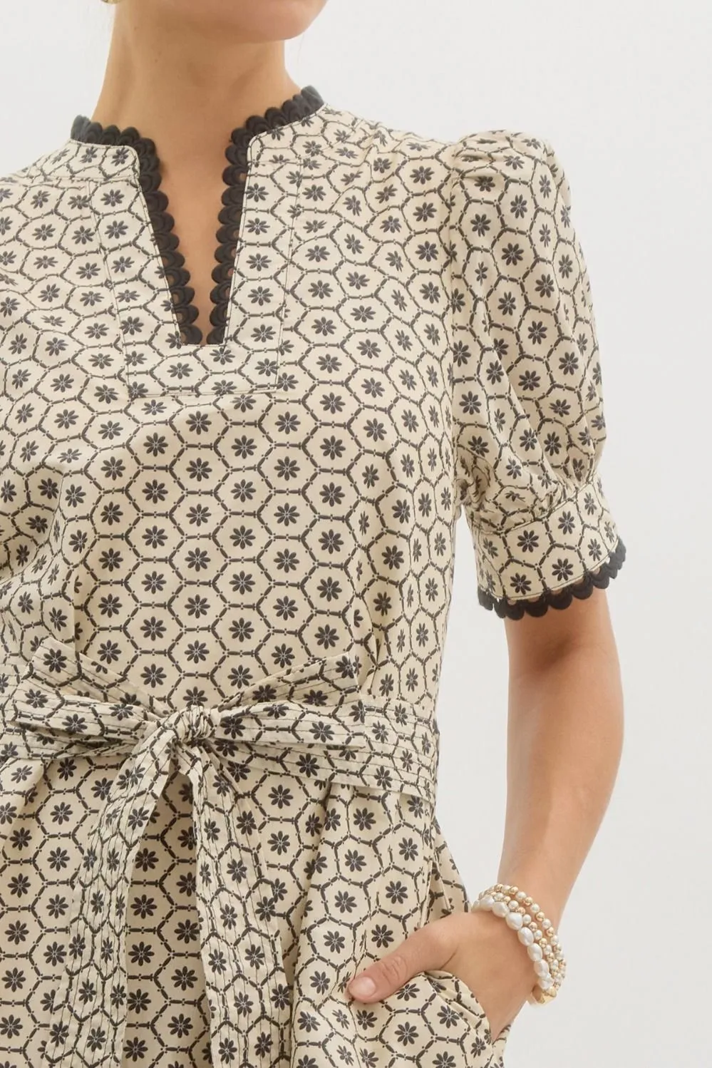 Priscilla Print Dress