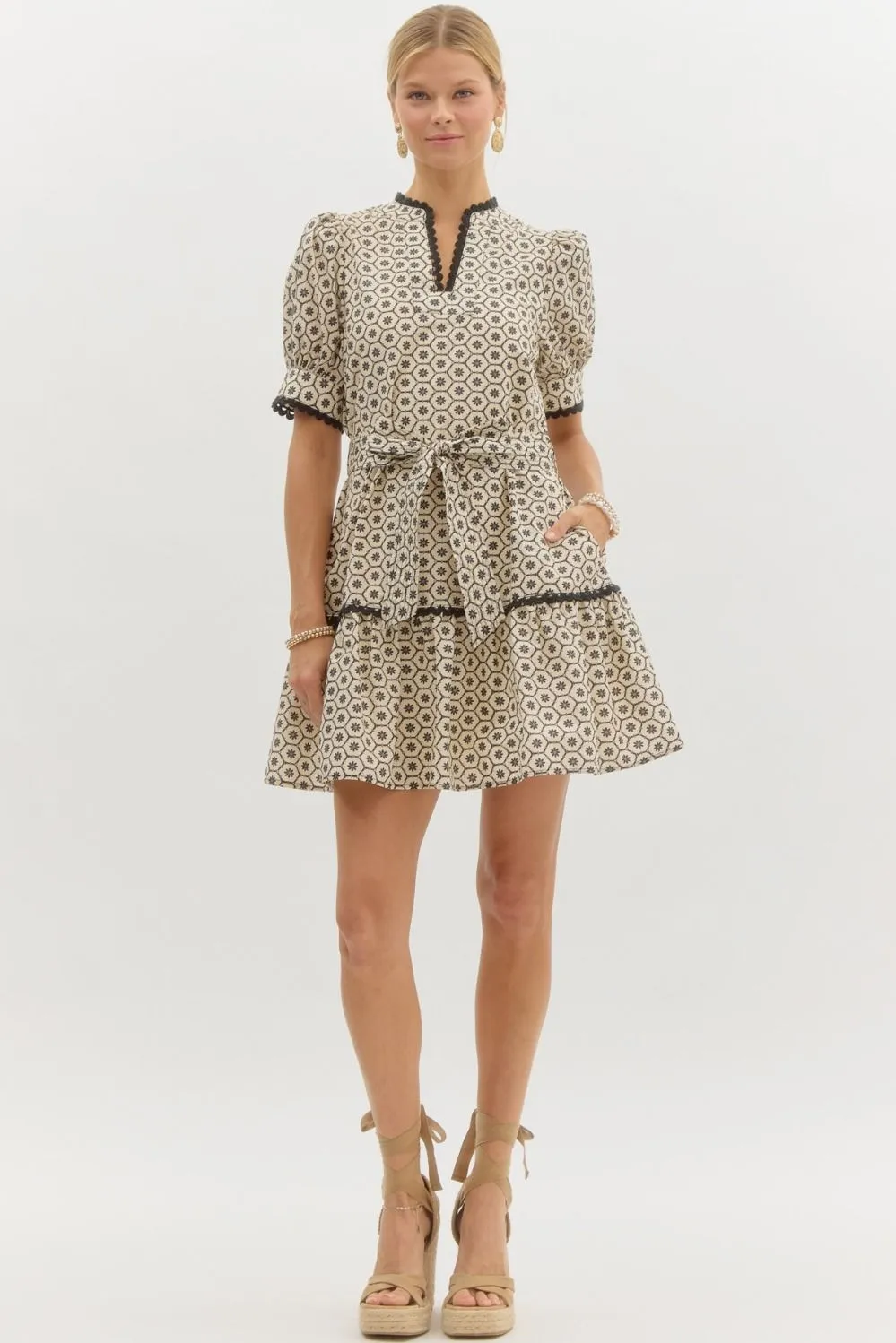 Priscilla Print Dress