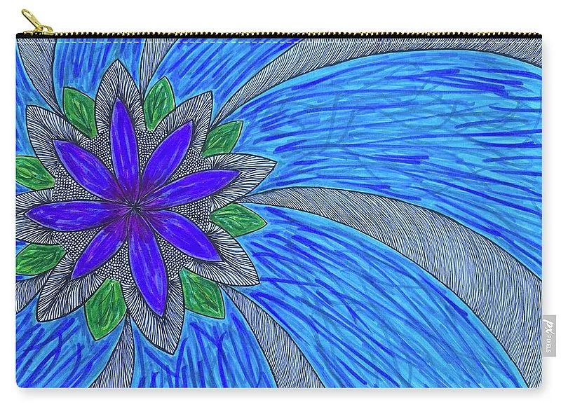 Shining Flower - Carry-All Pouch