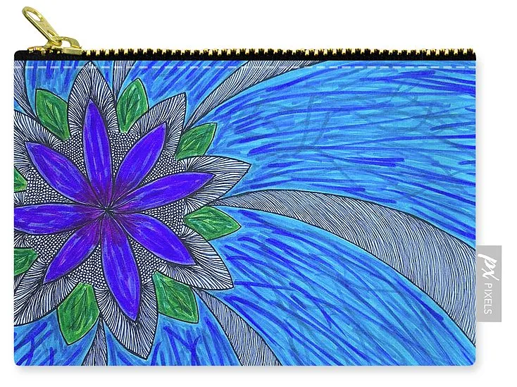 Shining Flower - Carry-All Pouch