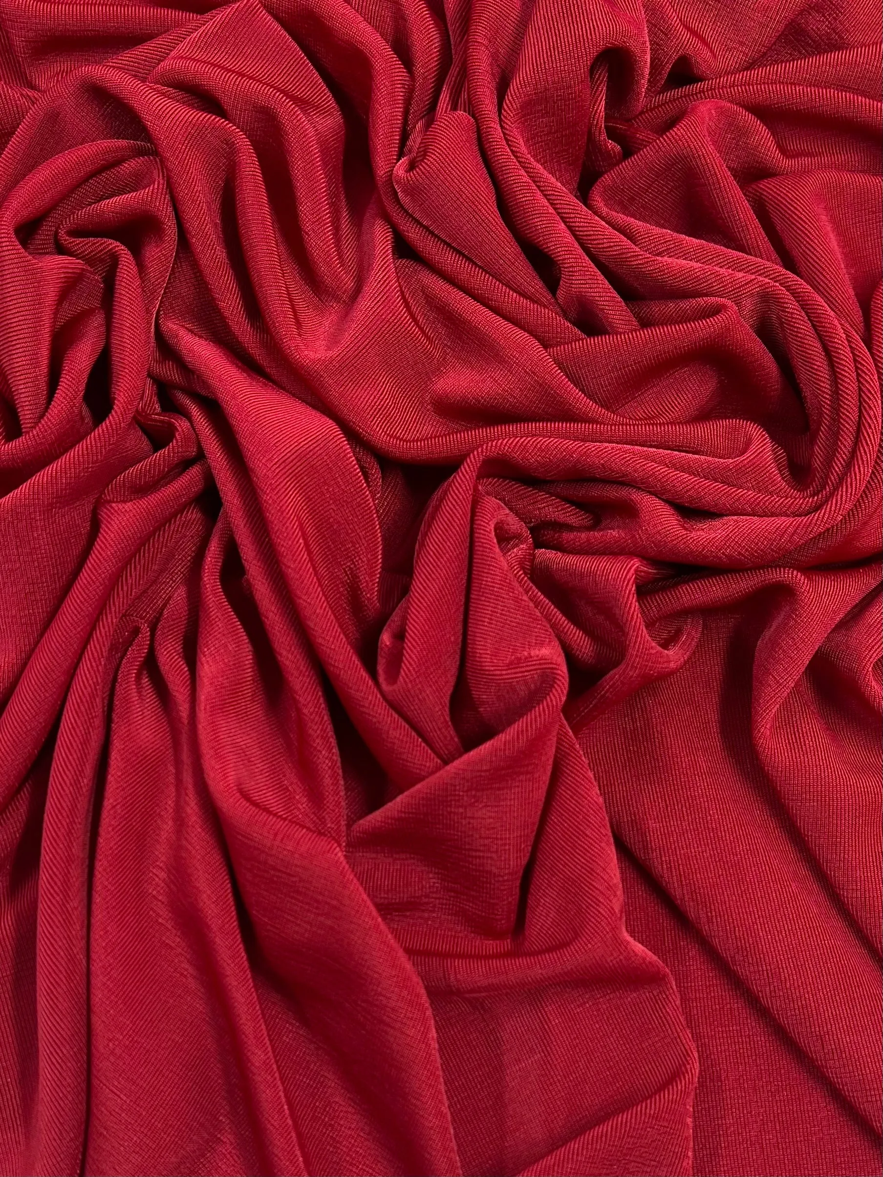 Slinky Knit - Deep Red - 135cm