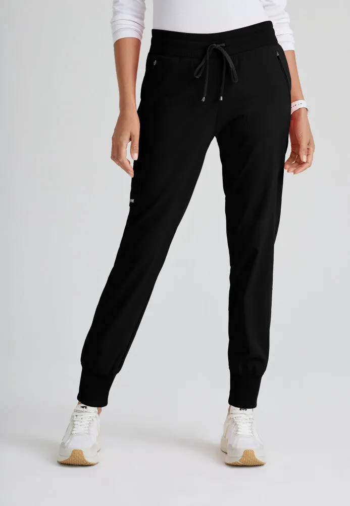 Tall Eden 5-Pocket Mid-Rise Jogger Scrub Pant