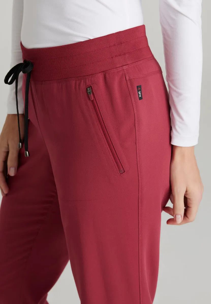 Tall Eden 5-Pocket Mid-Rise Jogger Scrub Pant