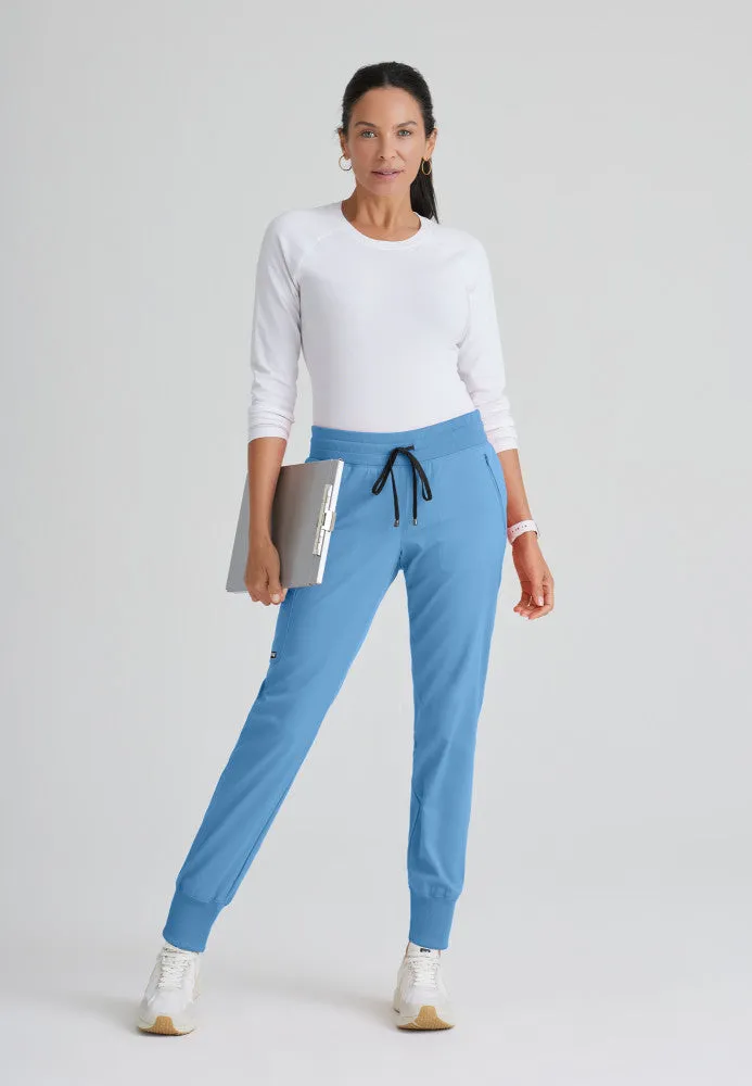 Tall Eden 5-Pocket Mid-Rise Jogger Scrub Pant