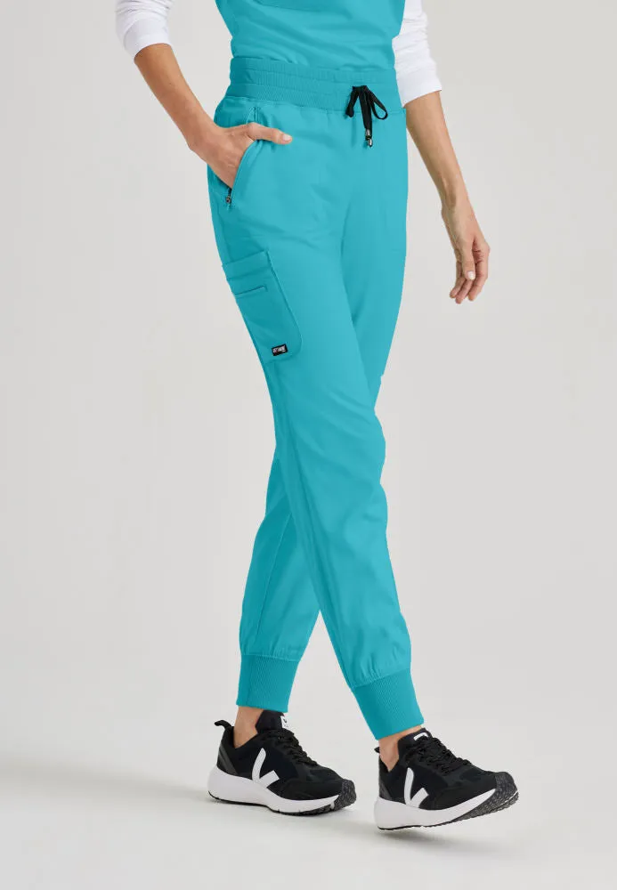 Tall Eden 5-Pocket Mid-Rise Jogger Scrub Pant