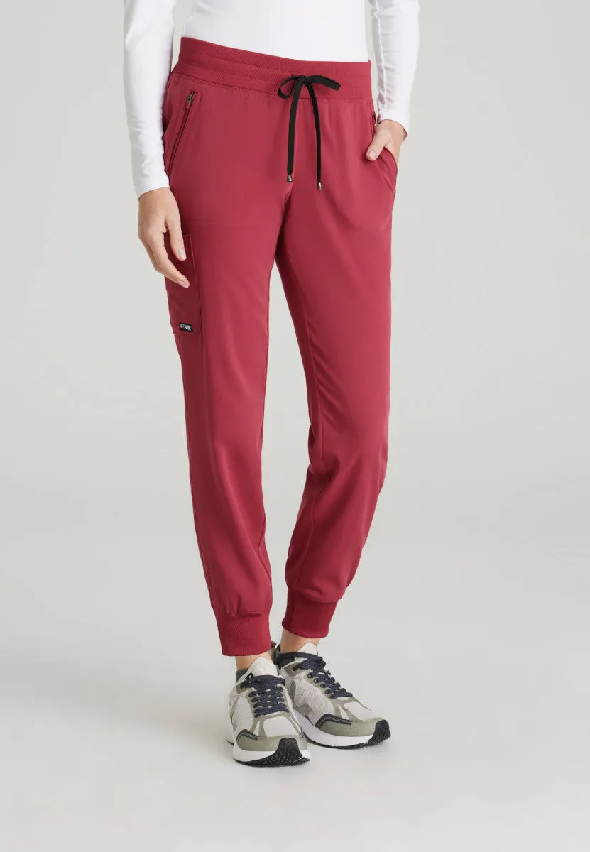 Tall Eden 5-Pocket Mid-Rise Jogger Scrub Pant