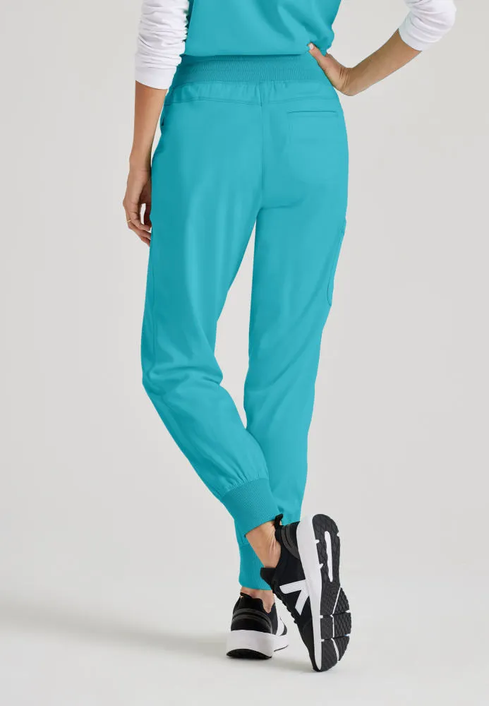 Tall Eden 5-Pocket Mid-Rise Jogger Scrub Pant