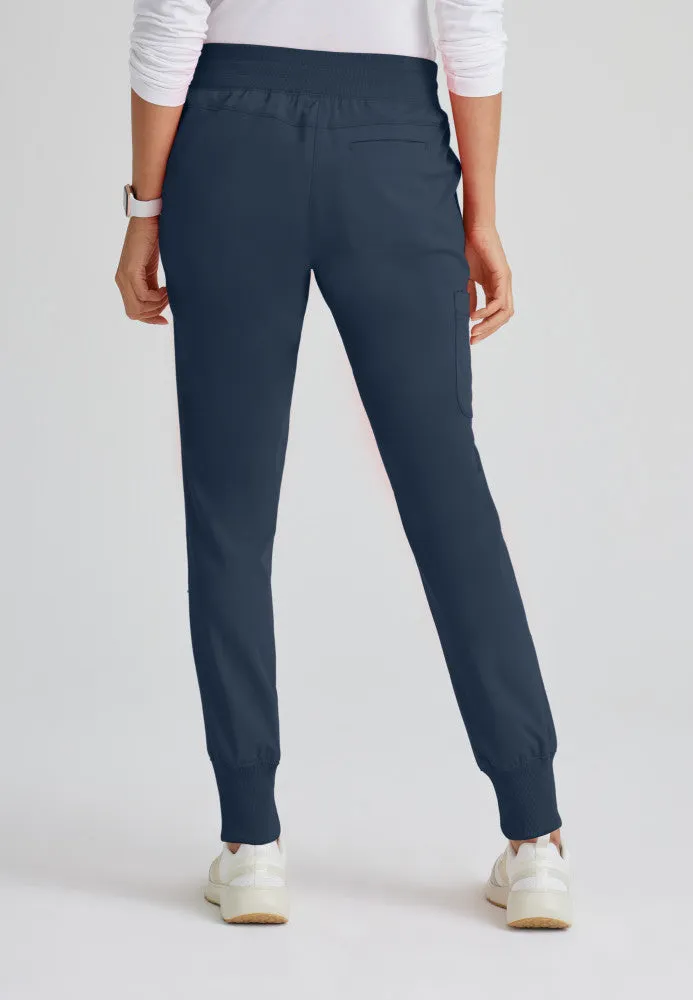 Tall Eden 5-Pocket Mid-Rise Jogger Scrub Pant