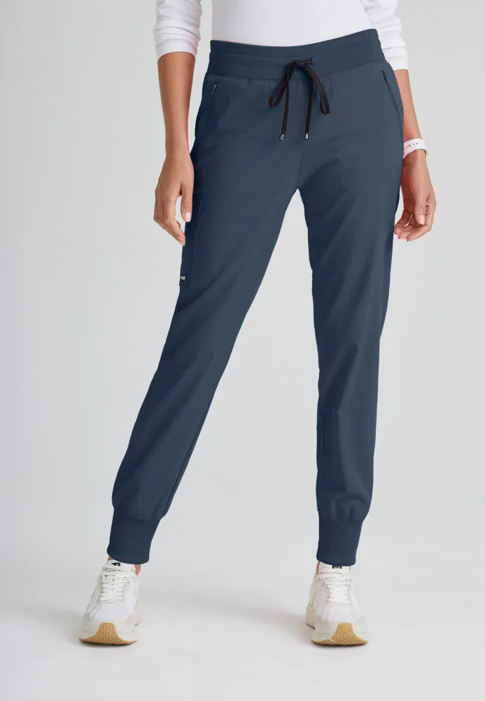 Tall Eden 5-Pocket Mid-Rise Jogger Scrub Pant