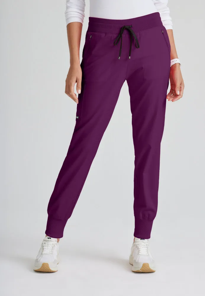 Tall Eden 5-Pocket Mid-Rise Jogger Scrub Pant