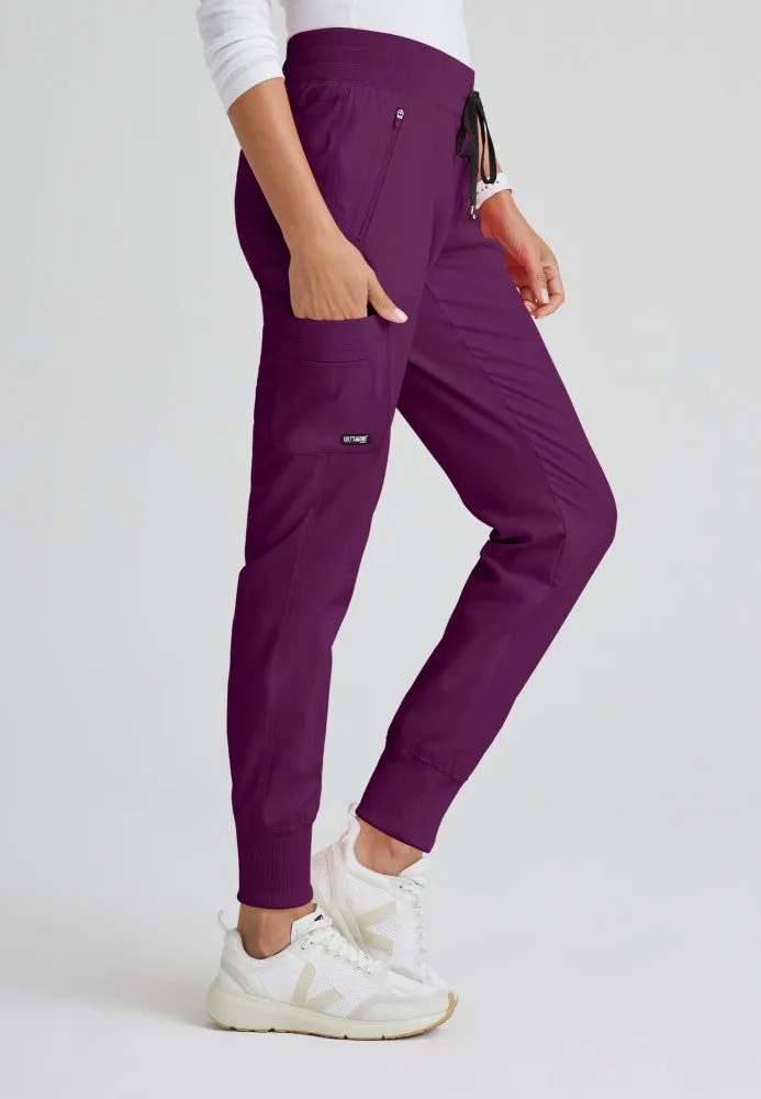 Tall Eden 5-Pocket Mid-Rise Jogger Scrub Pant