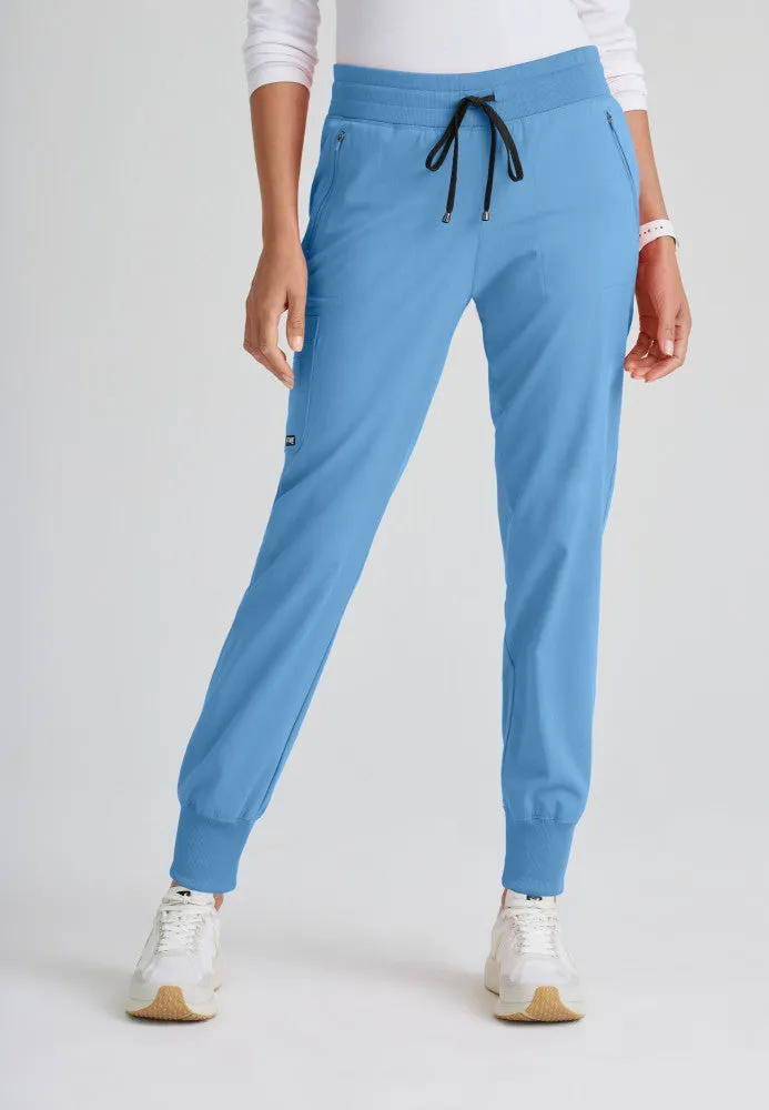 Tall Eden 5-Pocket Mid-Rise Jogger Scrub Pant