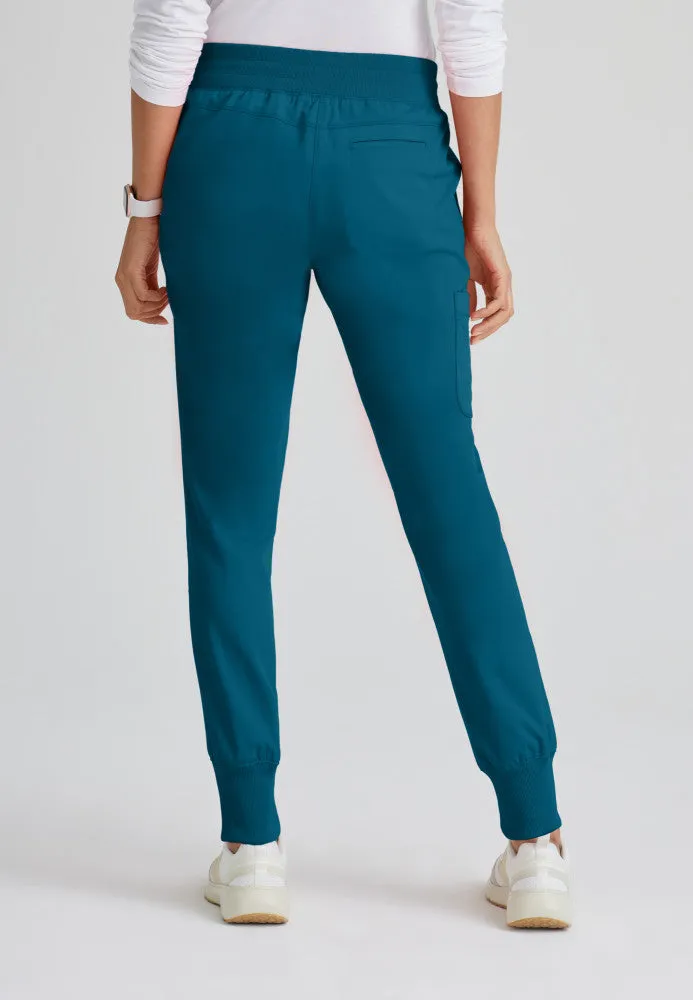 Tall Eden 5-Pocket Mid-Rise Jogger Scrub Pant