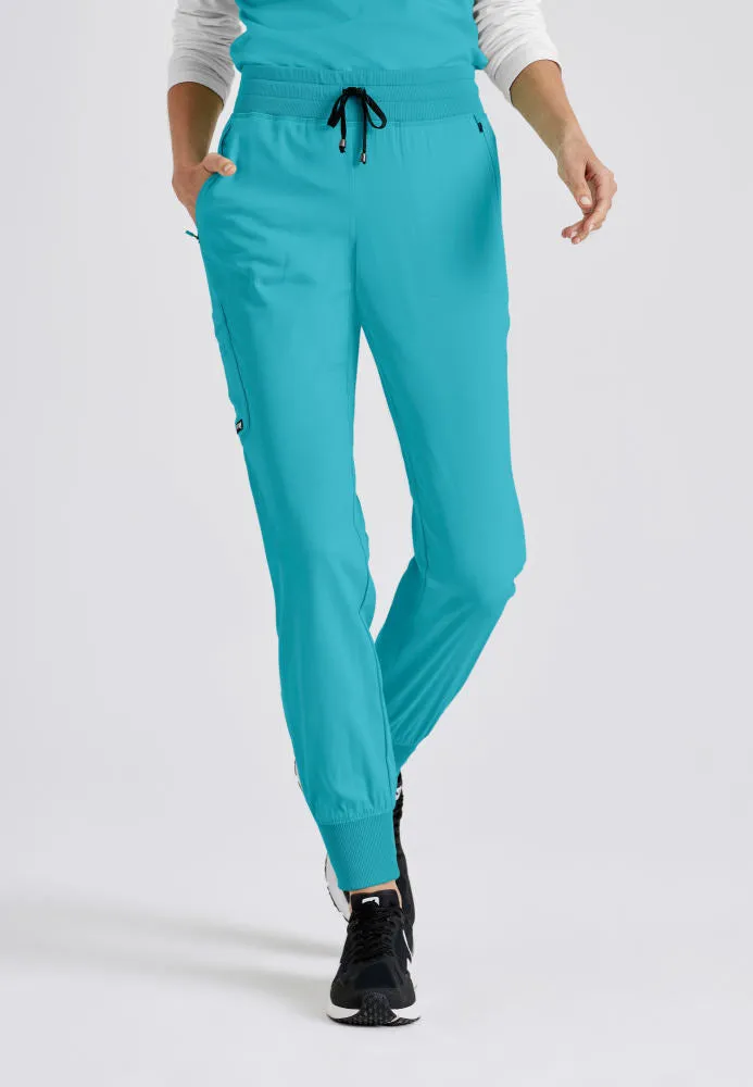 Tall Eden 5-Pocket Mid-Rise Jogger Scrub Pant