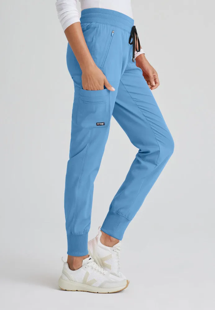 Tall Eden 5-Pocket Mid-Rise Jogger Scrub Pant