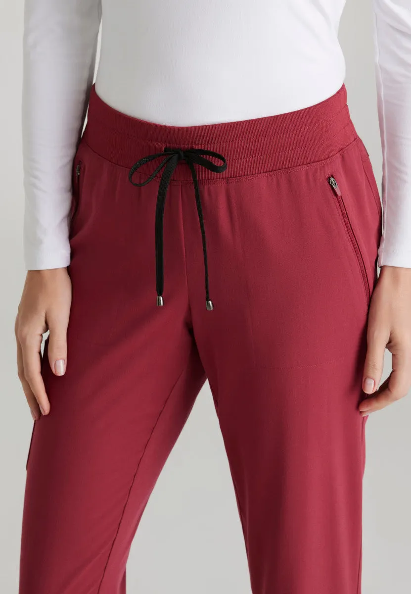 Tall Eden 5-Pocket Mid-Rise Jogger Scrub Pant