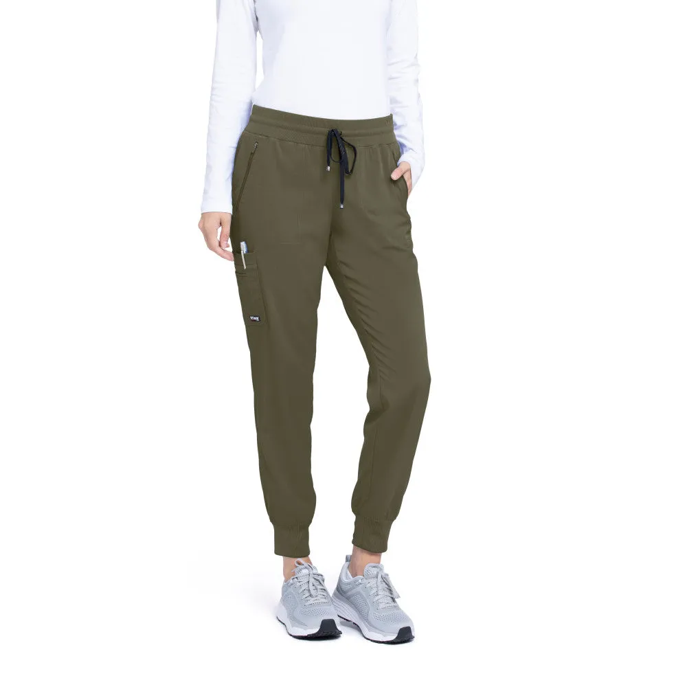 Tall Eden 5-Pocket Mid-Rise Jogger Scrub Pant