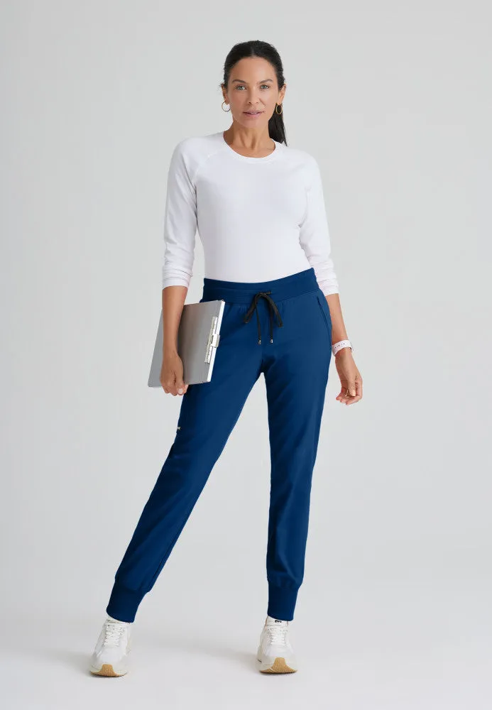 Tall Eden 5-Pocket Mid-Rise Jogger Scrub Pant