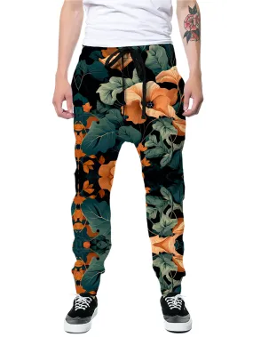 Tangerine Floral Joggers (Clearance)