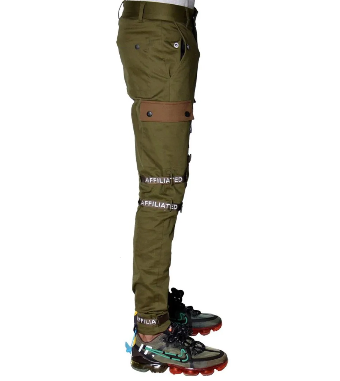 THC Affiliated Cargo Pants Joggers (Army Green)