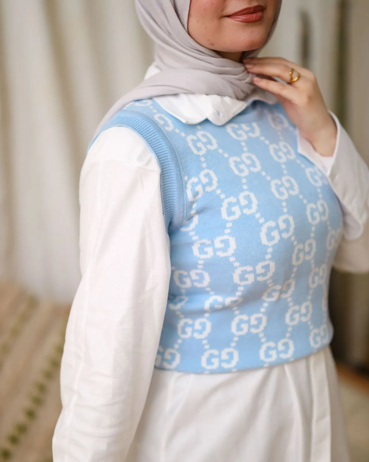 Trico Vest - Baby Blue