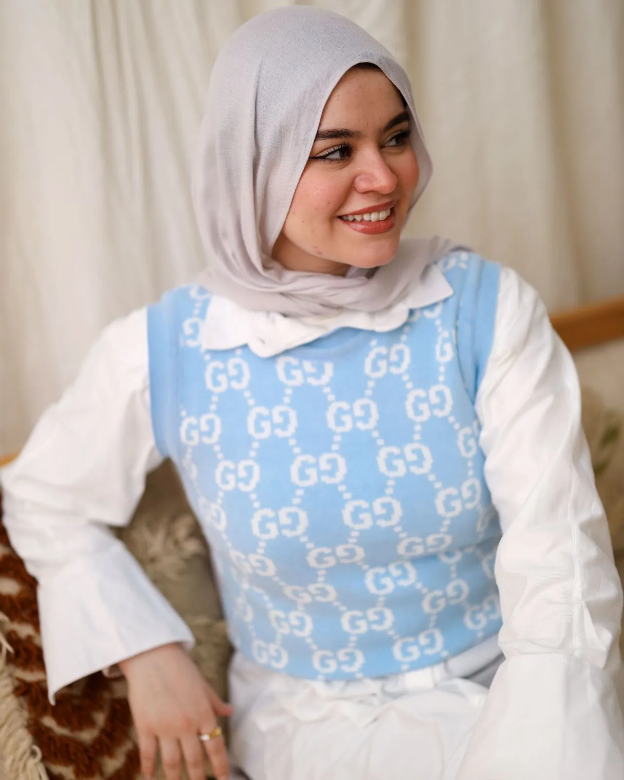 Trico Vest - Baby Blue
